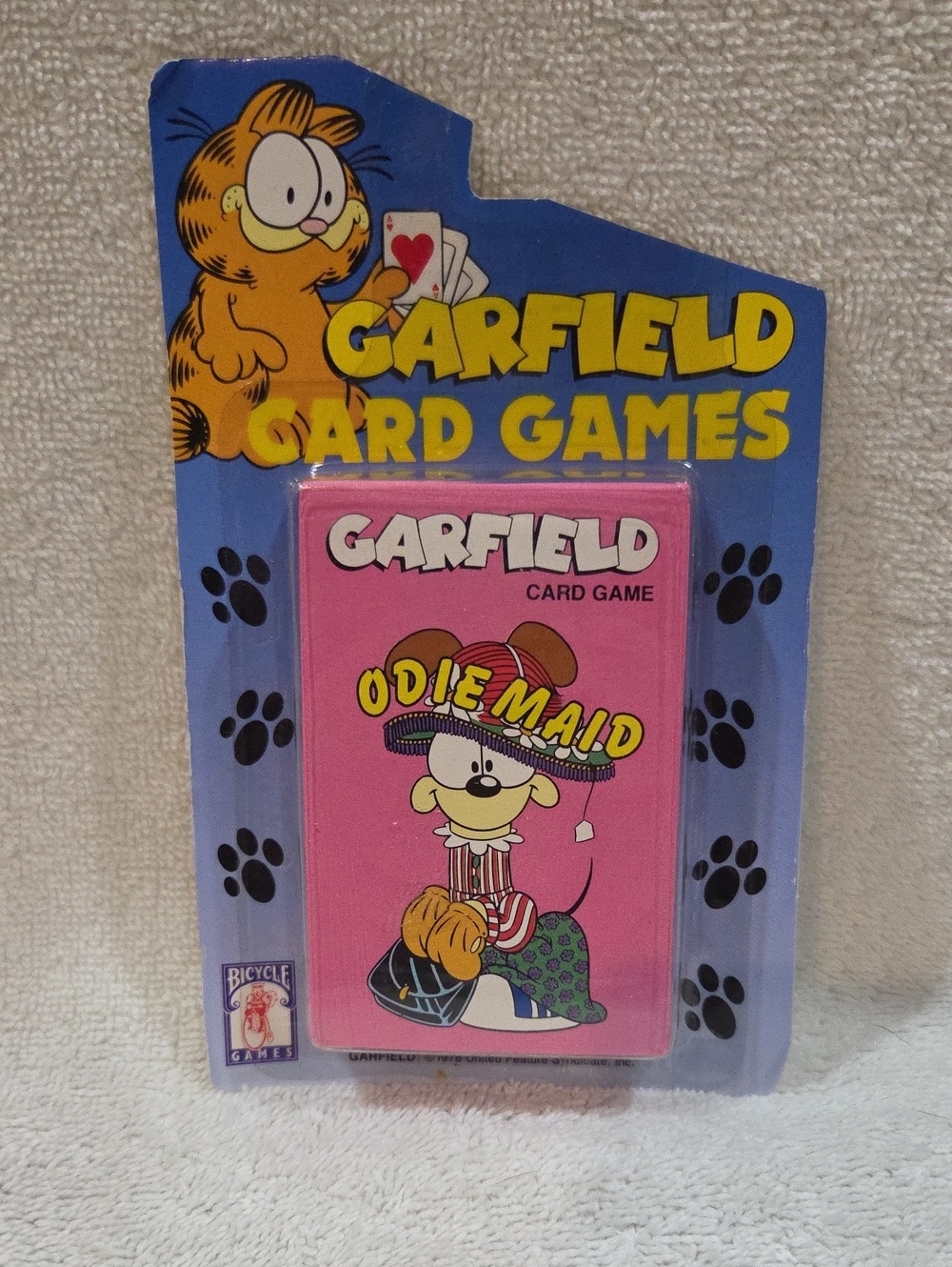 GARFIELD ODIE MAID CARD GAME FROM 1978